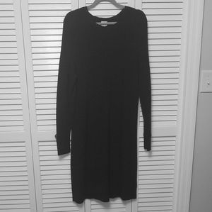 Black sweater dress